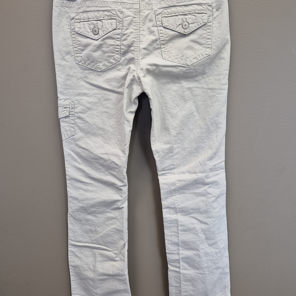Real Y2K Aeropostale Cargo Pants Beige Low Rise 9/10 - Picture 3 of 6
